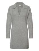 Anf Womens Dresses Kort Kjole Grey Abercrombie & Fitch