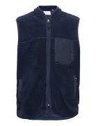 Kayson Teddy Vest Vest Navy Kronstadt