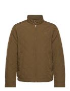 Quilted Windcheater Quiltet Jakke Khaki Green GANT