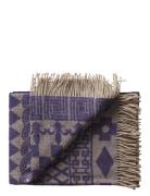 Teodor Home Textiles Cushions & Blankets Blankets & Throws Purple Silk...
