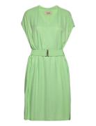 Ridley Twill Viscose Dress Kort Kjole Green MOS MOSH