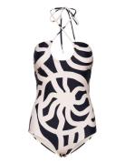 Julja Joonas Swimsuit Badedragt Badetøj Navy Marimekko