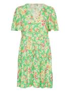 Yasuria 2/4 Dress S. Kort Kjole Green YAS