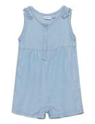 Nbfrose Reg Dnm Short Suit 1002-Hi H Bodysuits Short-sleeved Blue Name...