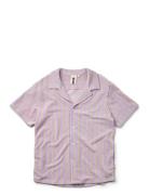 Naram Shirt Pyjamas Nattøj Purple Bongusta
