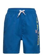 Solid Sport Swim Short Badeshorts Blue U.S. Polo Assn.