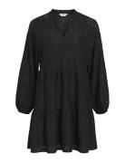 Objfeodora Gia L/S Dress Noos Kort Kjole Black Object
