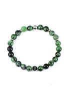 Beads Bracelet 8Mm Armbånd Smykker Green Edd.