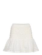 Crystal Skirt Kort Nederdel White A-View