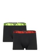 Men's Knit 2-Pack Trunk Boxershorts Black Emporio Armani