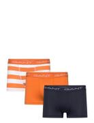 Rugby Stripe Trunk 3-Pack Boxershorts Orange GANT