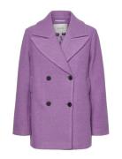Yasinferno Wool Mix Jacket Uldjakke Jakke Purple YAS
