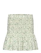 Crystal Skirt Ditzy Print Kort Nederdel White A-View