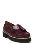 Gh Weejun 90 Esther Kiltie Loafers Flade Sko Burgundy G.H. BASS