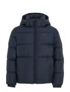 Essential Down Jacket Foret Jakke Navy Tommy Hilfiger