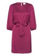 Viellette 3/4 Dress - Noos Kort Kjole Red Vila