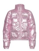 Madeline Debossed Puffer Jacket Foret Jakke Pink Juicy Couture