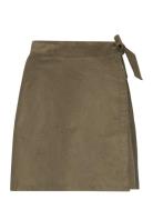 Sienna Skirt Kort Nederdel Green Makia