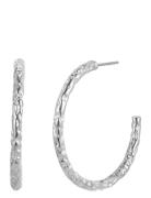 Ridge Thin Hoop Accessories Jewellery Earrings Hoops Silver Bud To Ros...