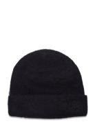Brookline Knit Hat Accessories Headwear Beanies Black Second Female