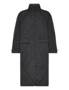 Baicoi Quilted Coat Foret Jakke Black Tamaris Apparel