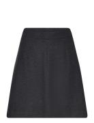 Slfmercy-Ula Hw Mini Wool Skirt Kort Nederdel Grey Selected Femme