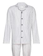 Stripe Pj Set Shirt And Pants Gb Pyjamas Nattøj Cream GANT