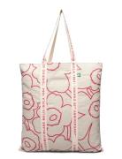 Carrier Midi Piirto Unikko Bags Totes Cream Marimekko