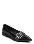 Saso Low Ballerinasko Ballerinaer Black Pavement