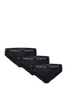 3-Pack Womens Bikini Brief Trusser, Tanga Briefs Black NORVIG