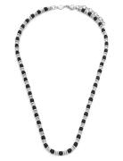 Samie - Necklace With Black Pearls Halskæde Smykker Black Samie