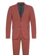 Plain Mens Suit - Normal Lenght Habit Red Lindbergh