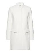 Coats Woven Tynd Frakke White Esprit Casual