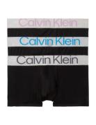 Low Rise Trunk 3Pk Boxershorts Black Calvin Klein