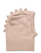 Balaclava Triangles Knit Accessories Headwear Balaclava Beige Huttelih...