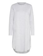 Women Bamboo L/S Night Dress Nattøj Grey URBAN QUEST