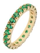 Elipse Ring Gold/Green Xs/50 Ring Smykker Gold Mockberg