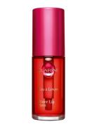 Water Lip Stain 01 Rose Water Lipgloss Makeup Red Clarins