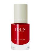 Nail Polish Rubin Neglelak Makeup Red IDUN Minerals
