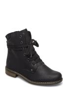 71229-02 Shoes Boots Ankle Boots Laced Boots Black Rieker