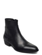 Biabeck Leather Boot Støvlet Chelsea Boot Black Bianco