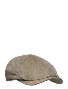 Newsboy Slim Cap Accessories Headwear Flat Caps Khaki Green Wigéns