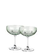 Crispy Emerald Gatsby Champagneglas Home Tableware Glass Champagne Gla...