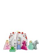 Castle With 6 Characters Toys Playsets & Action Figures Wooden Figures...