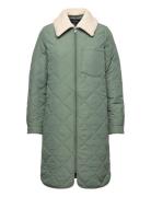 Vmreese Coat Ga Boos Quiltet Jakke Green Vero Moda