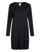 Jacqueline Long-Sleeved Dress Knælang Kjole Black CCDK Copenhagen