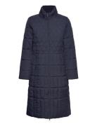Coats Woven Quiltet Jakke Navy Esprit Collection