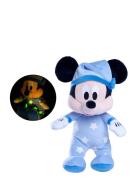 Disney Sleep Well Mickey Gid Plush Toys Soft Toys Stuffed Animals Blue...