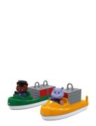 Aquaplay 2 Containerboats With Figurines Toys Bath & Water Toys Bath T...