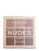 Revolution Ultimate Nudes Eyeshadow Palette Dark Øjenskyggepalet Makeu...